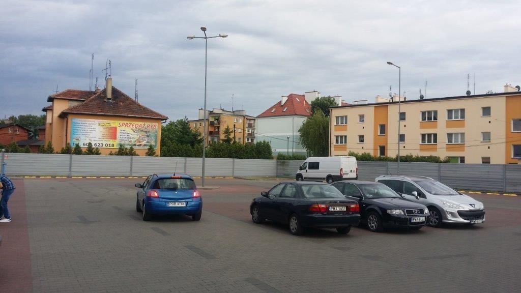 Ogrodzenie akustyczne parking Kaufland Wągrowiec