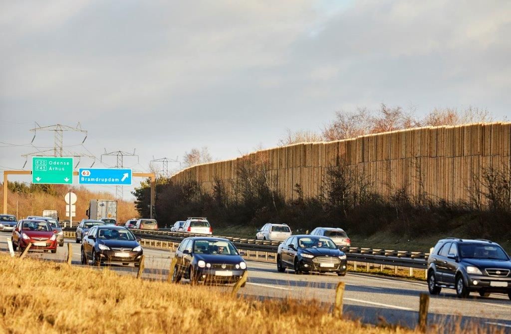 Ekrany akustyczne E20/E45, Kolding Denmark