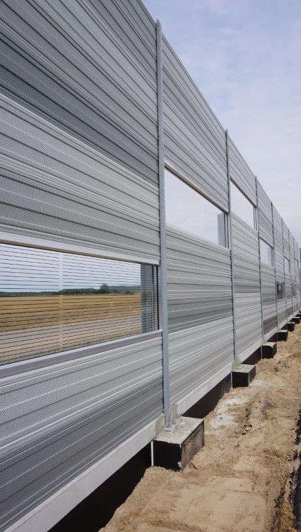 Ekrany akustyczne A5 Kowno-Mariampol-Suwalki reconstruction -VIA BALTICA Lithuania